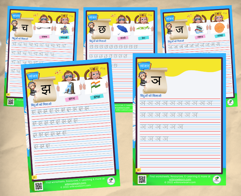 Top Hindi Worksheet For Nursery: Writing & Reading