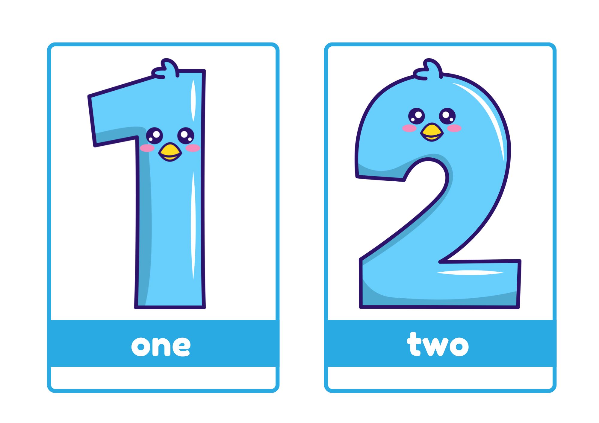 1 To 10 Numbers Flashcards Printable Flash Cards 1 To 10