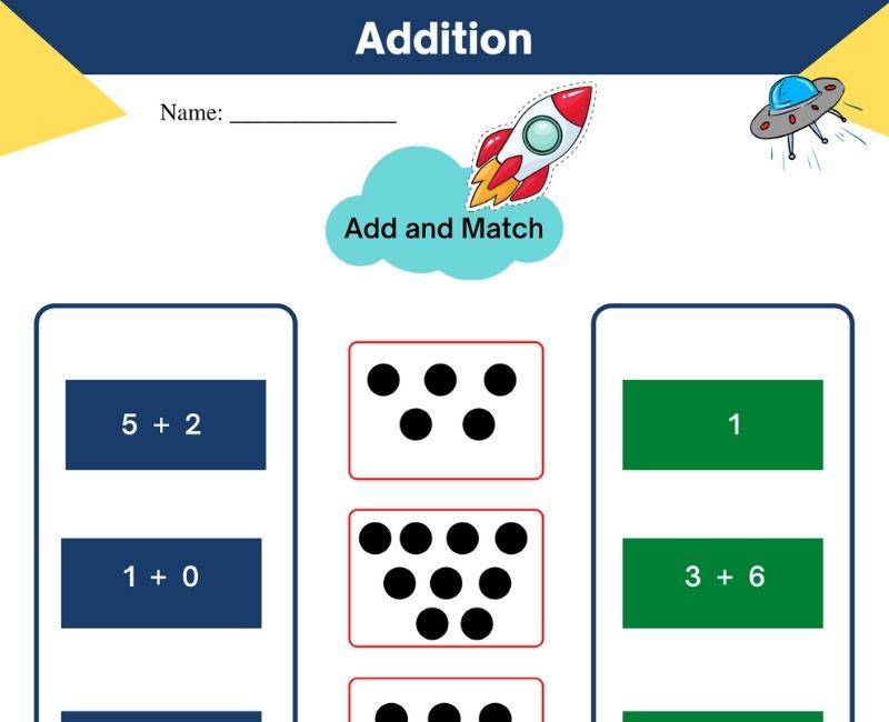 add-and-match-worksheets-grade-1-addition