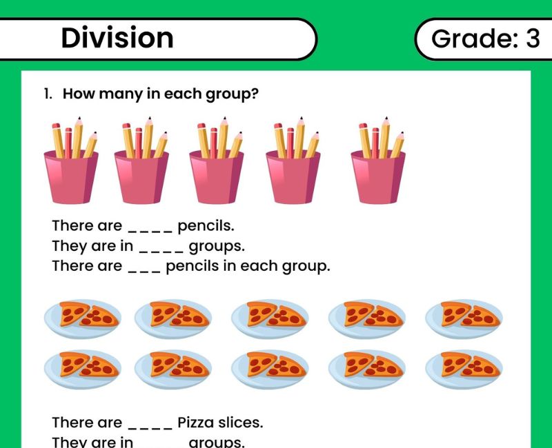 division worksheets for grade 3