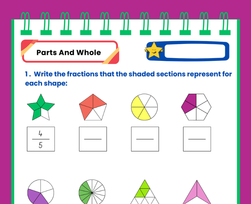 interactive-parts-and-wholes-class-5-worksheets-pdf-with-fraction