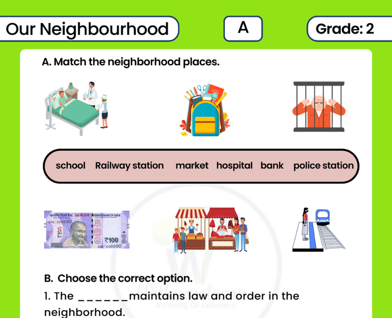 our-neighbourhood-class-2-worksheet-with-answers