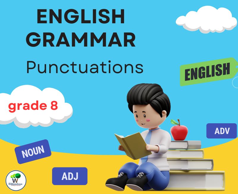 Printable English Grammar and Punctuation Notes for Class 8 CBSE