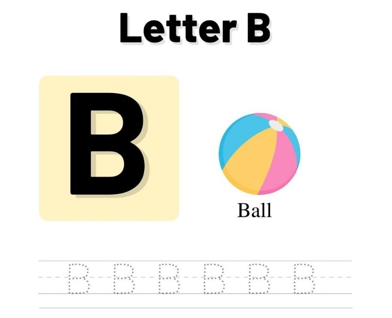 tracing the letter b worksheets practice tracing the letter b