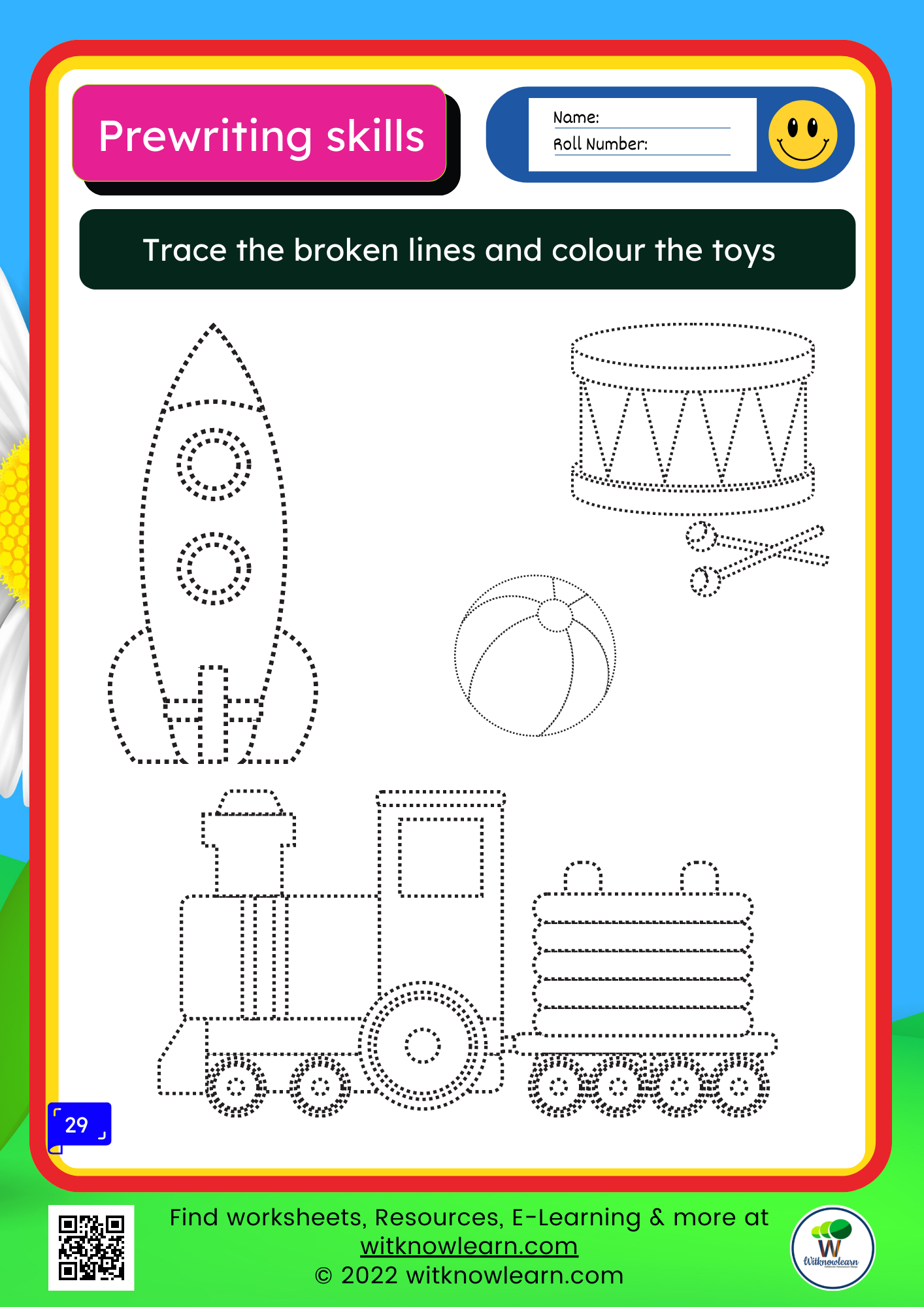 nursery drawing worksheet pdf
