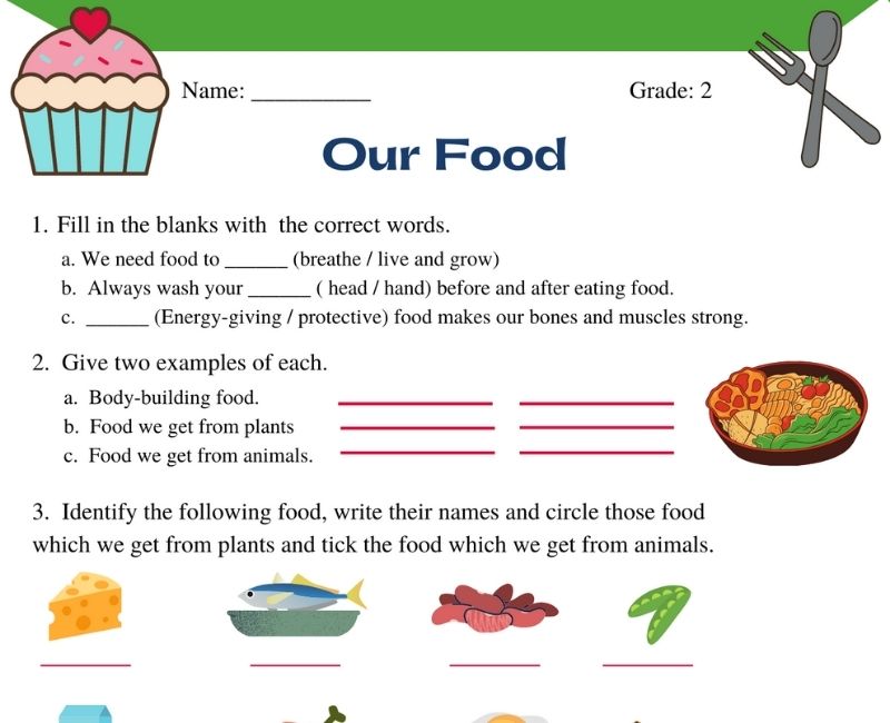 Our Food Class 2 Worksheet: A Comprehensive Guide for Parents and