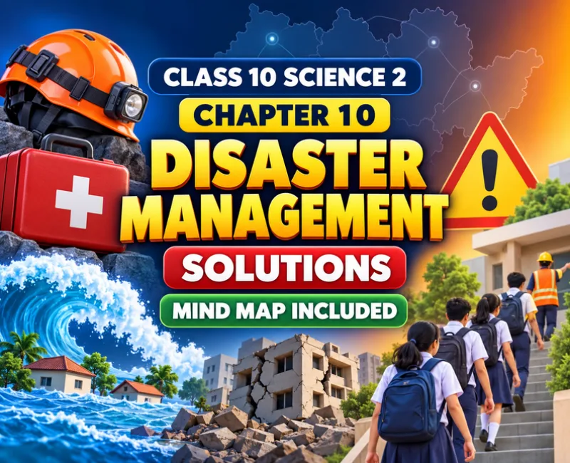 maharashtra state board class 10 science 2 chapter 10 disaster managemt solutions with mind map free download