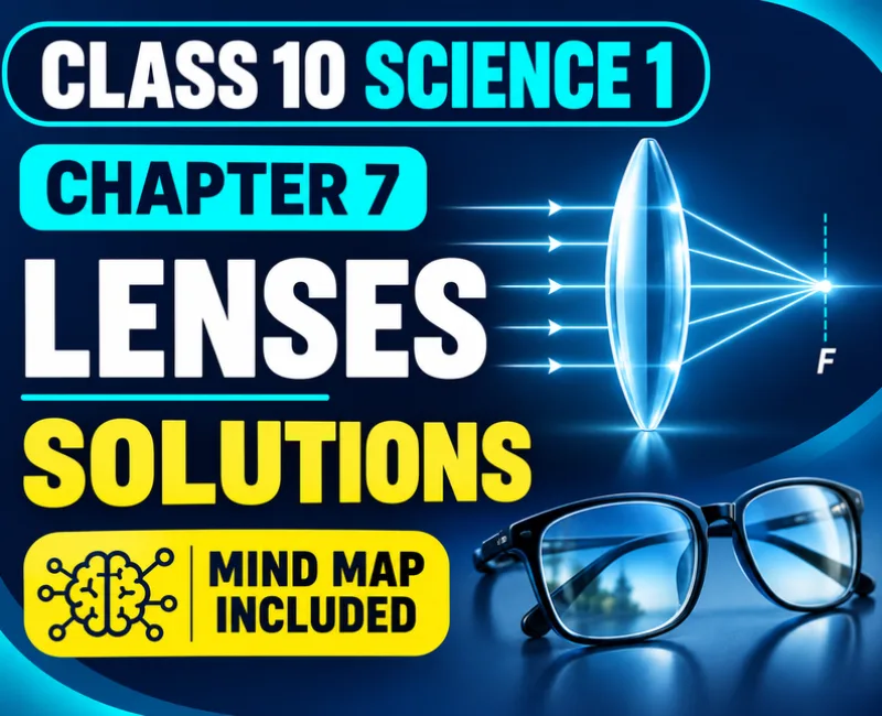 Maharashtra Board, Class 10 Science 1, Lenses, Ray Diagrams, Mind Map