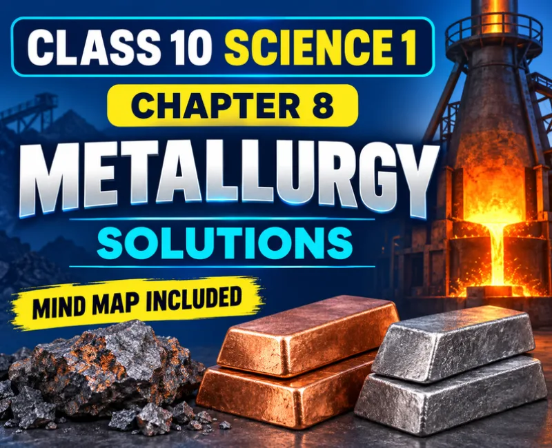 Maharashtra Board, Class 10 Science 1 Metallurgy Metal Extraction Mind Map