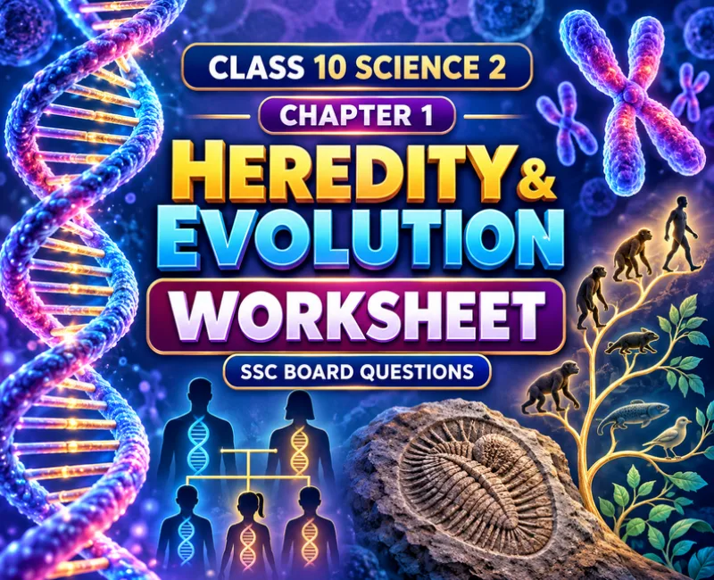 Class 10 Science 2 Chapter 1 Heredity and Evolution worksheet for maharashtra board ssc