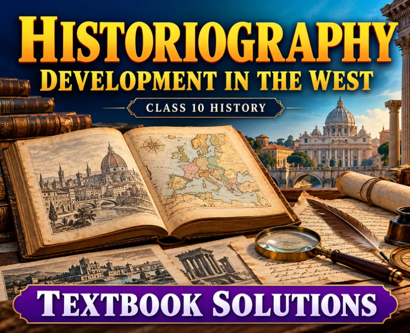 Historiography Development in the West Class 10 solutions maharashtra state board