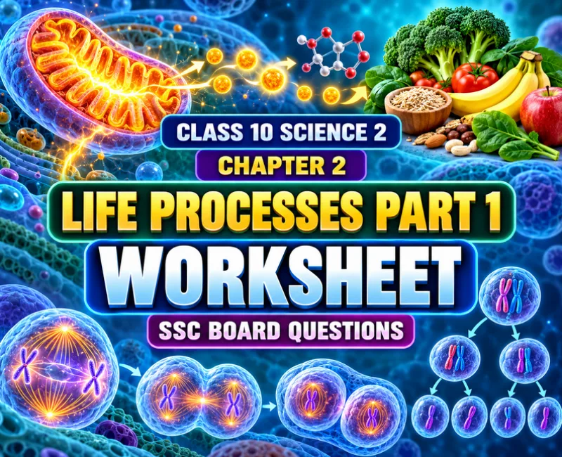 Class 10 Science 2 Chapter 2 Life Processes Part 1 worksheet