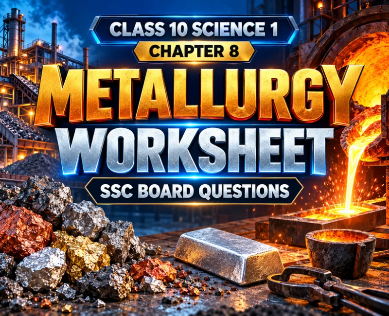 Maharashtra State Board Metallurgy class 10 worksheet