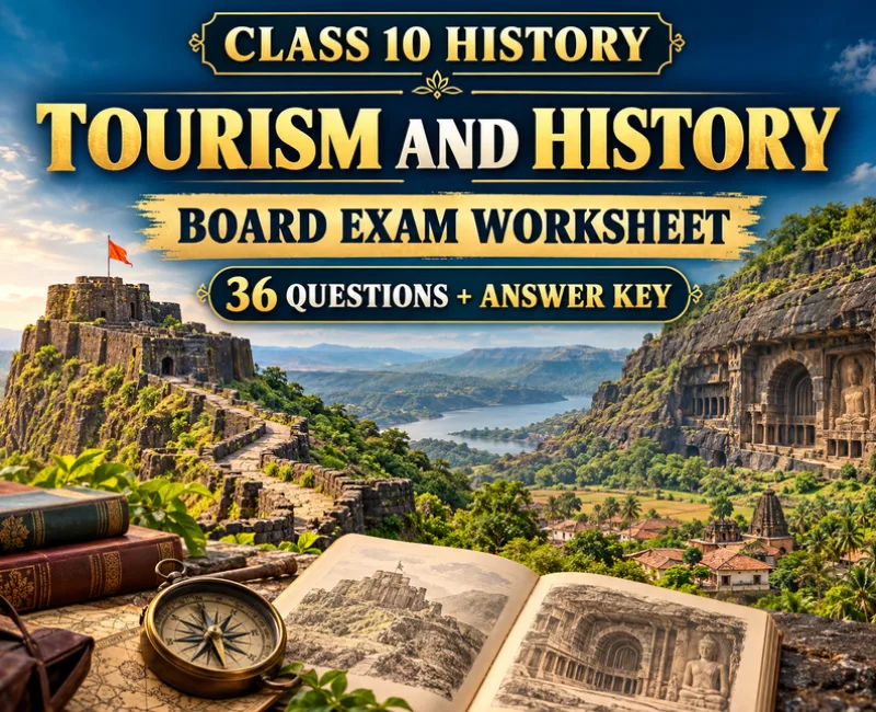 Tourism and History class 10 Worksheet For maharashtra state board chapter 8